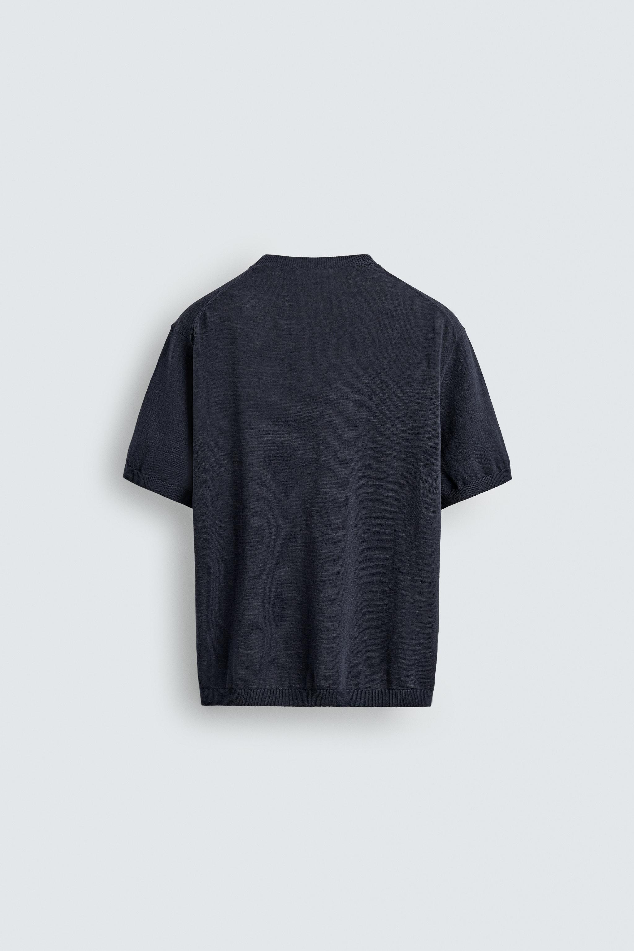 T-SHIRT EN MAILLE REGULAR FIT